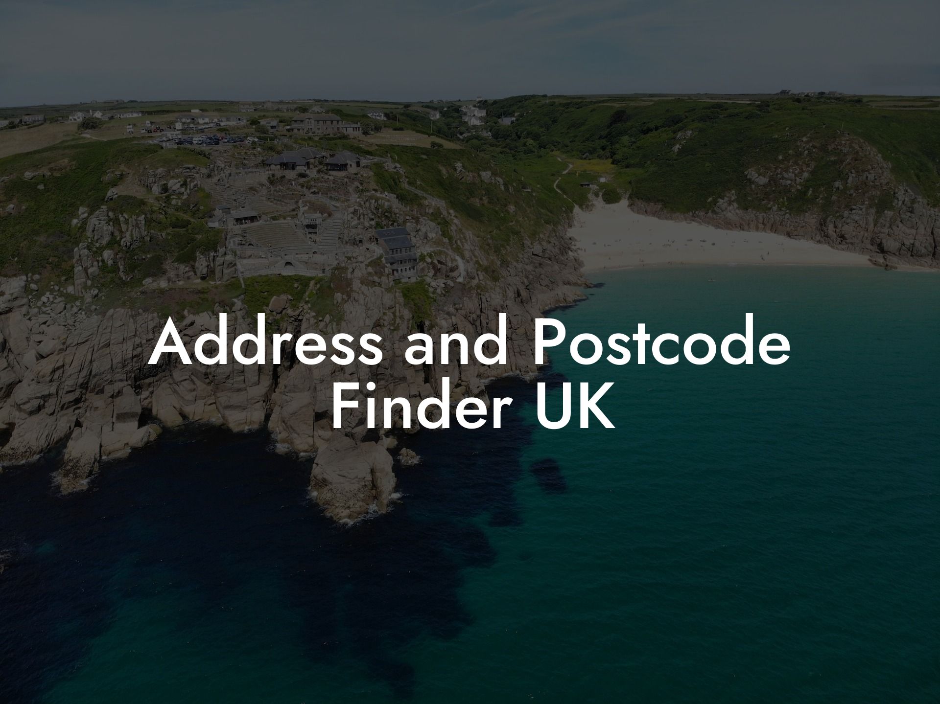 Address and Postcode Finder UK