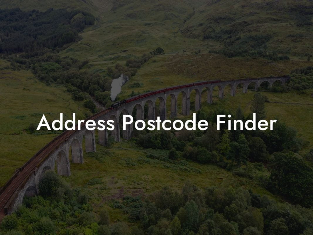 Address Postcode Finder