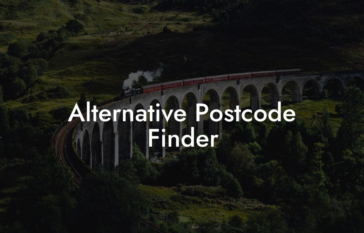 Alternative Postcode Finder