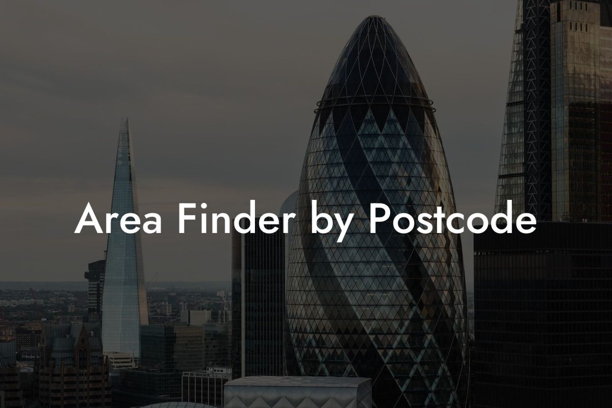 Area Finder by Postcode