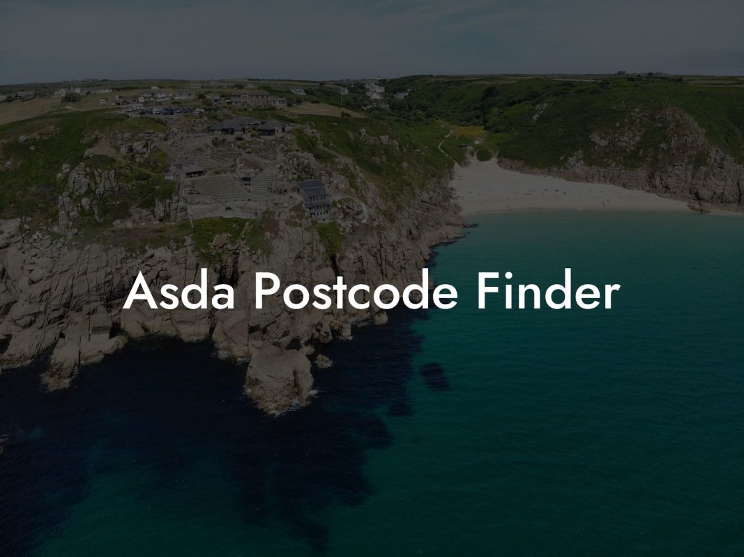 Asda Postcode Finder