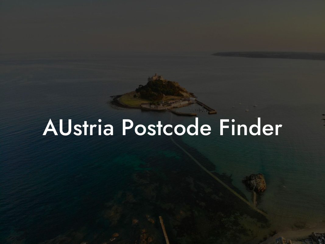 AUstria Postcode Finder