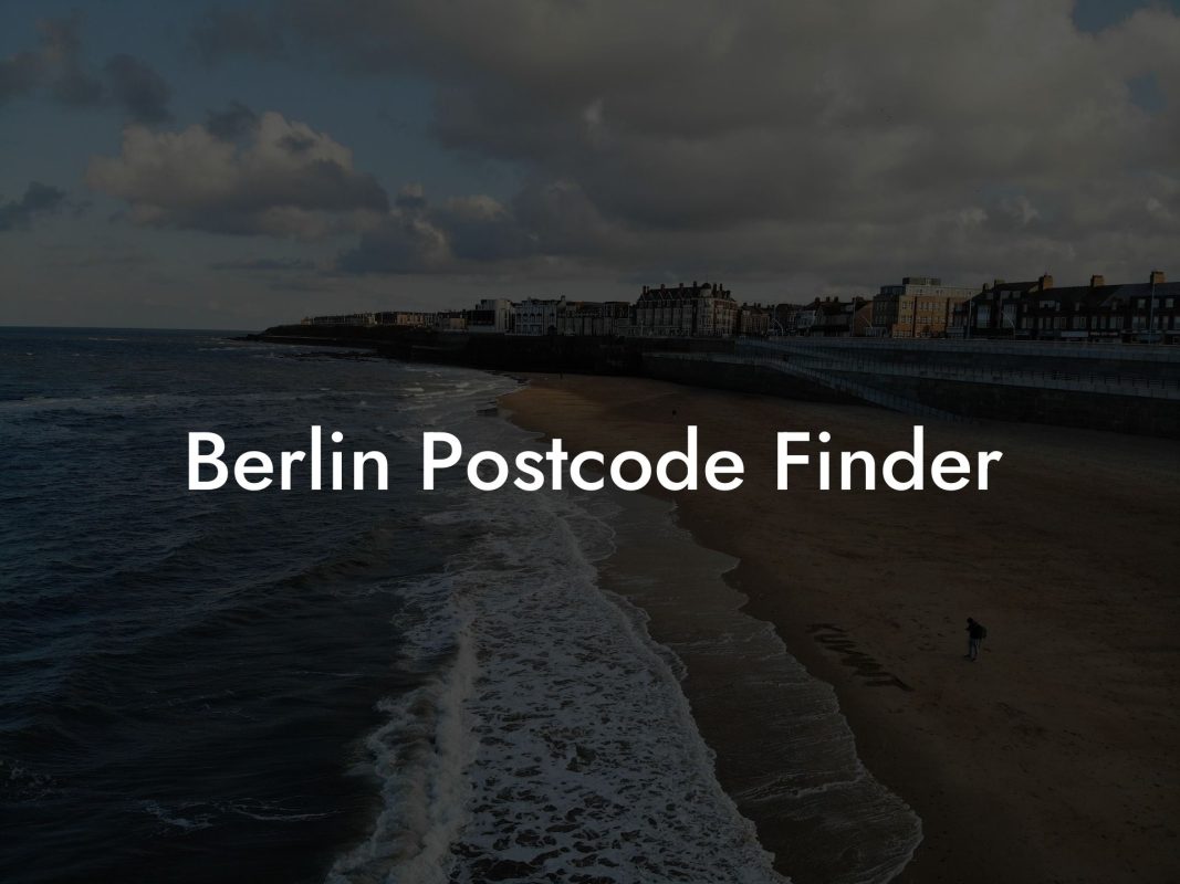 Berlin Postcode Finder