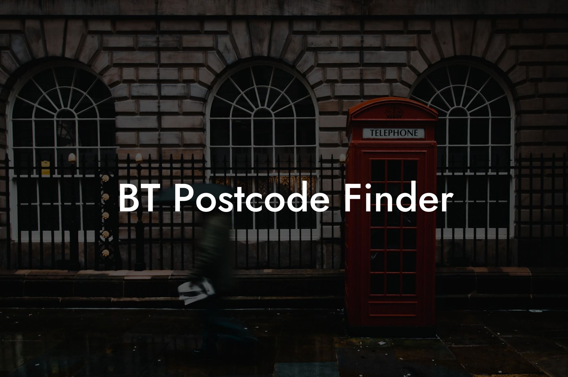 BT Postcode Finder