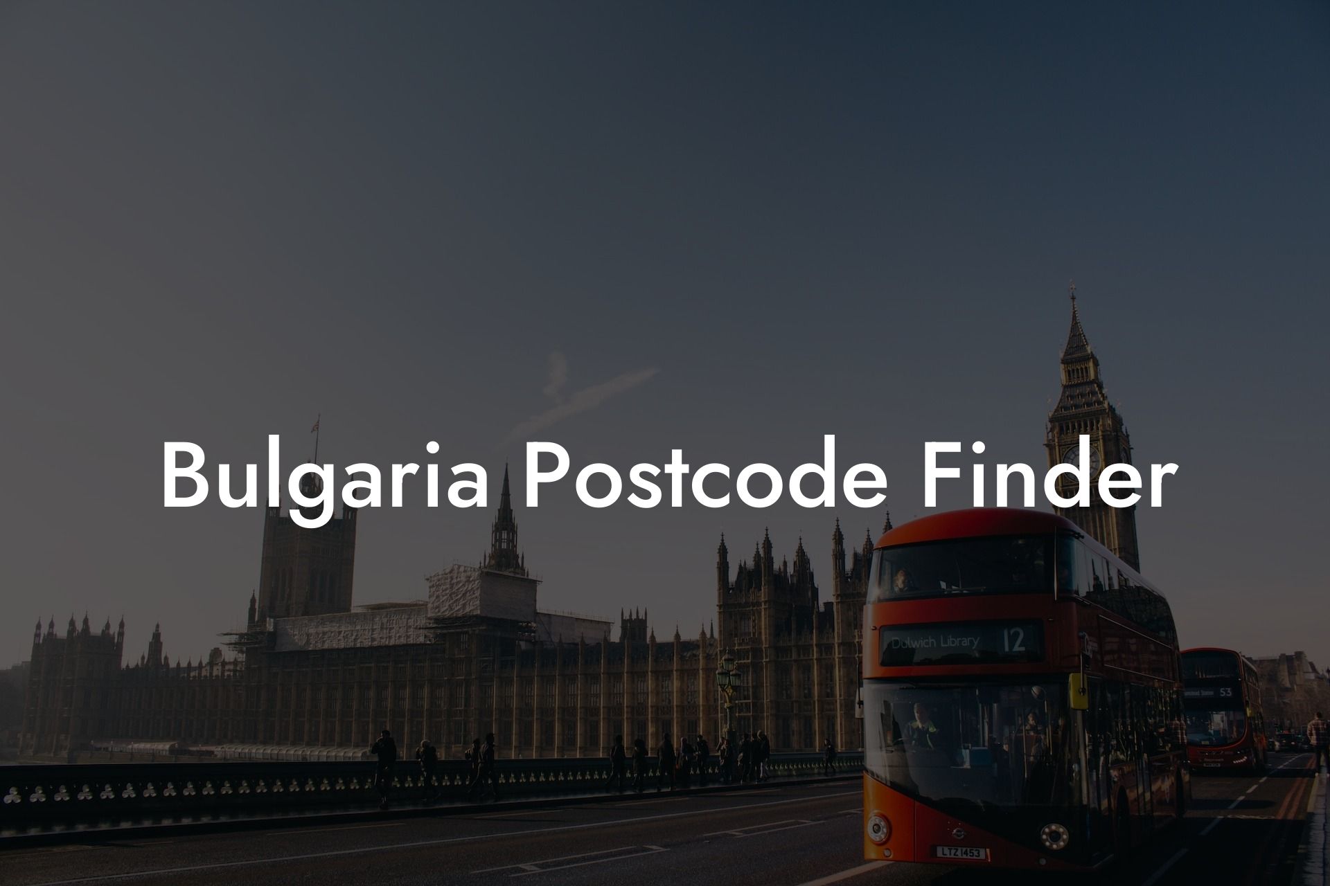 Bulgaria Postcode Finder