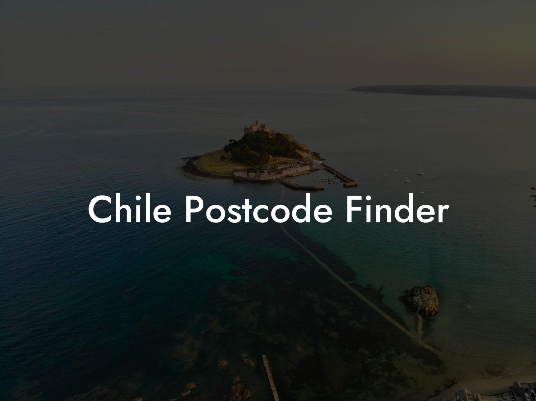 Chile Postcode Finder