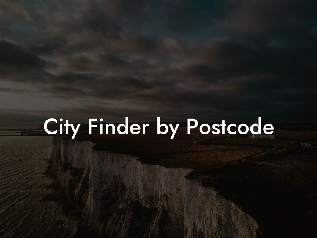 City Finder by Postcode