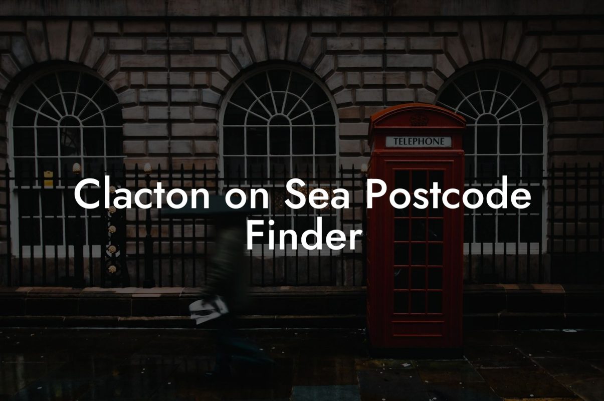 Clacton on Sea Postcode Finder