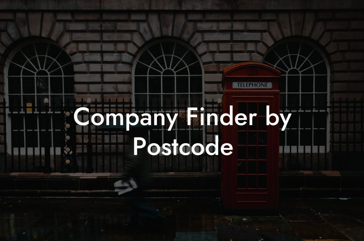 Company Finder by Postcode