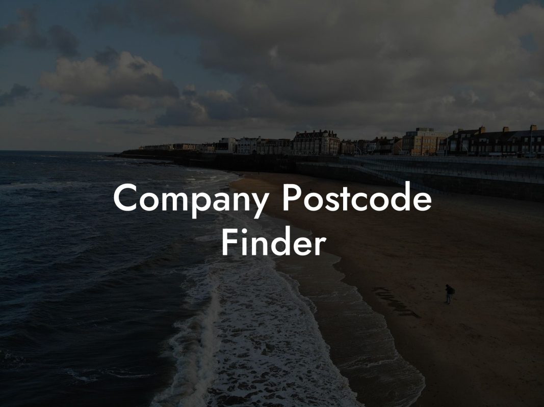 Company Postcode Finder