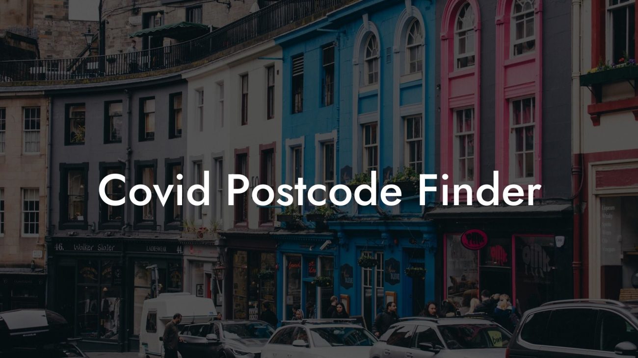 Covid Postcode Finder