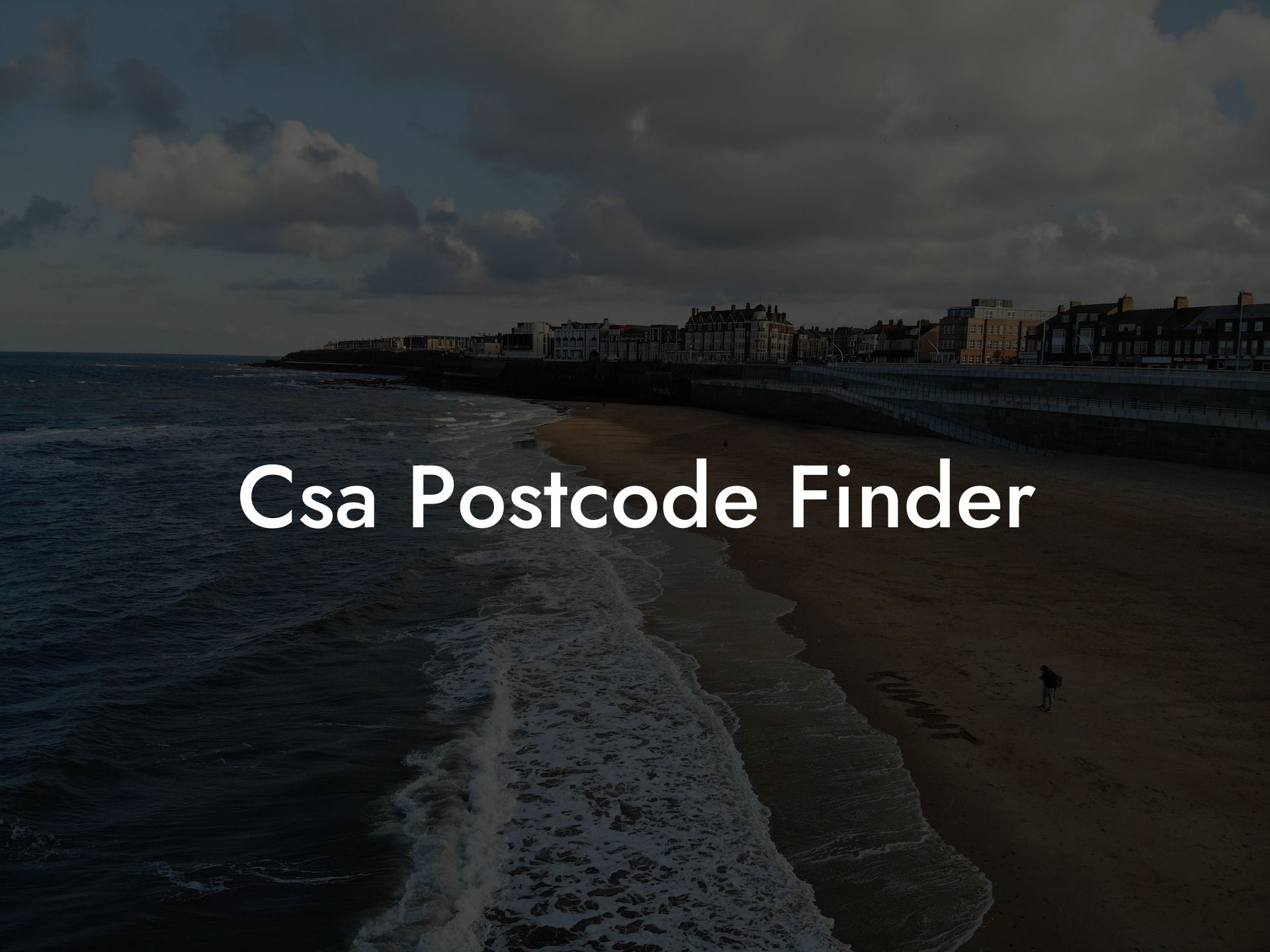 Csa Postcode Finder