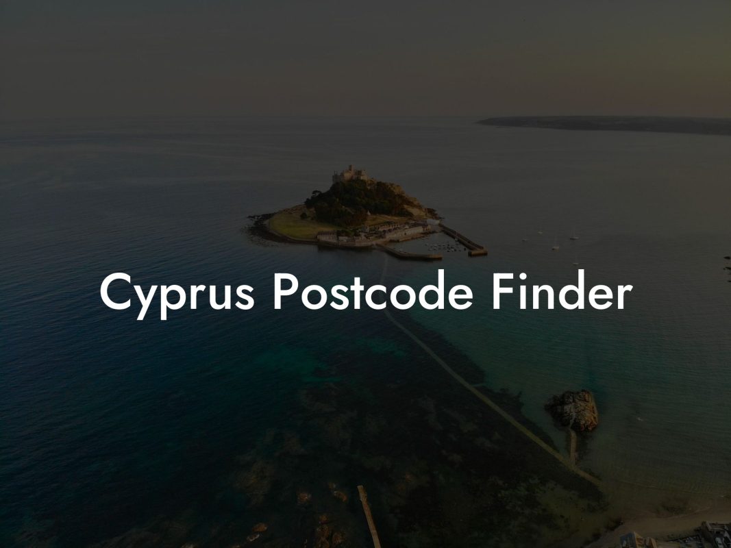 Cyprus Postcode Finder