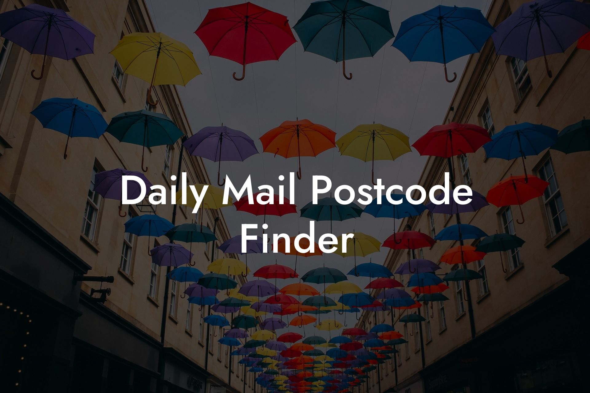 Daily Mail Postcode Finder