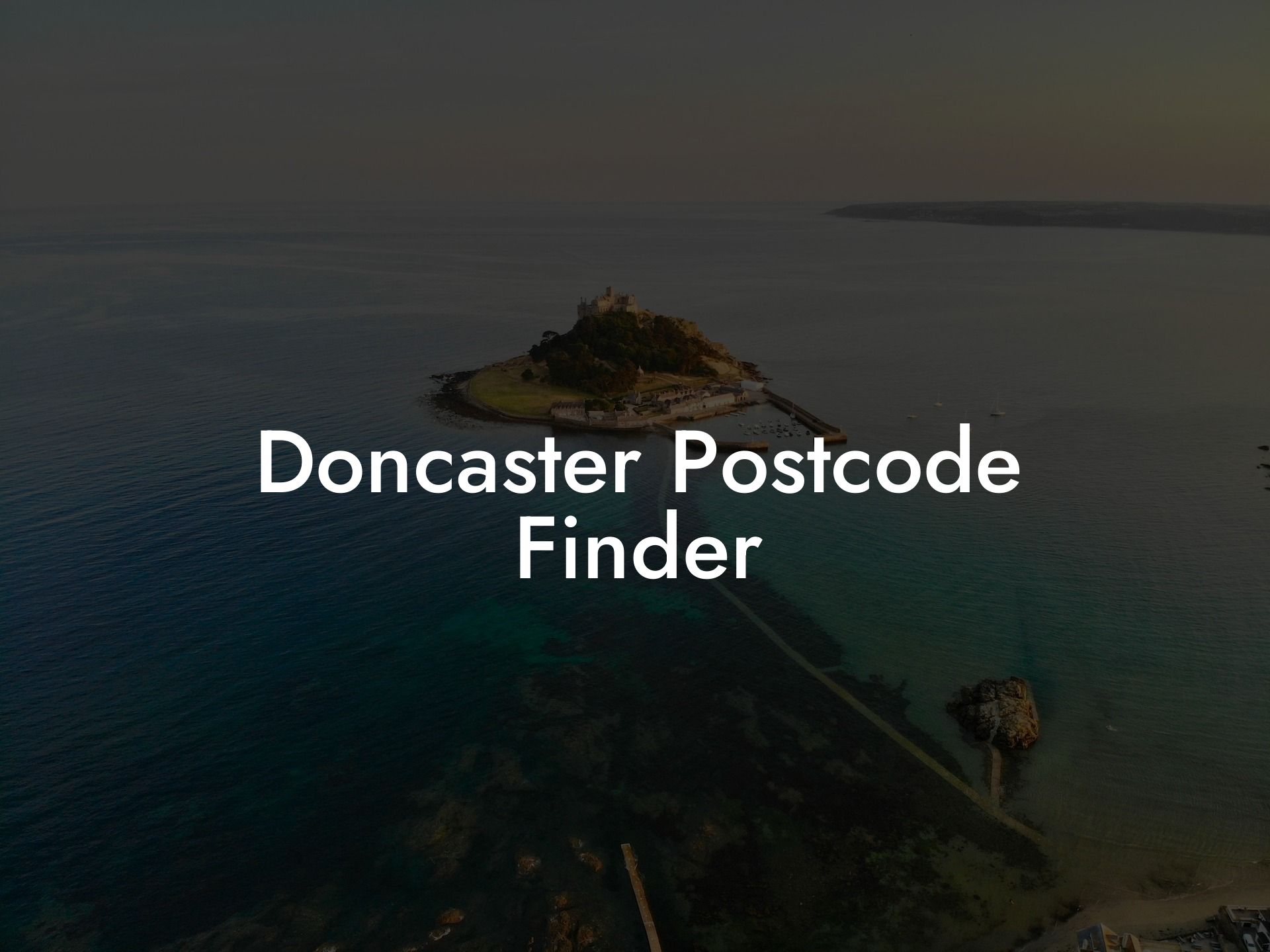 Doncaster Postcode Finder