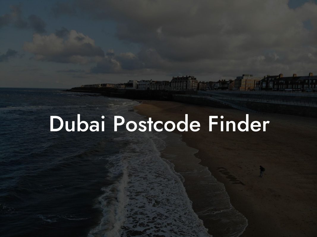 Dubai Postcode Finder