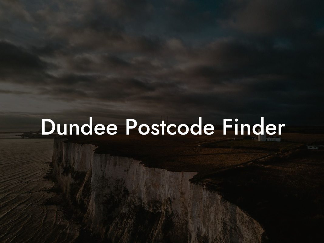 Dundee Postcode Finder