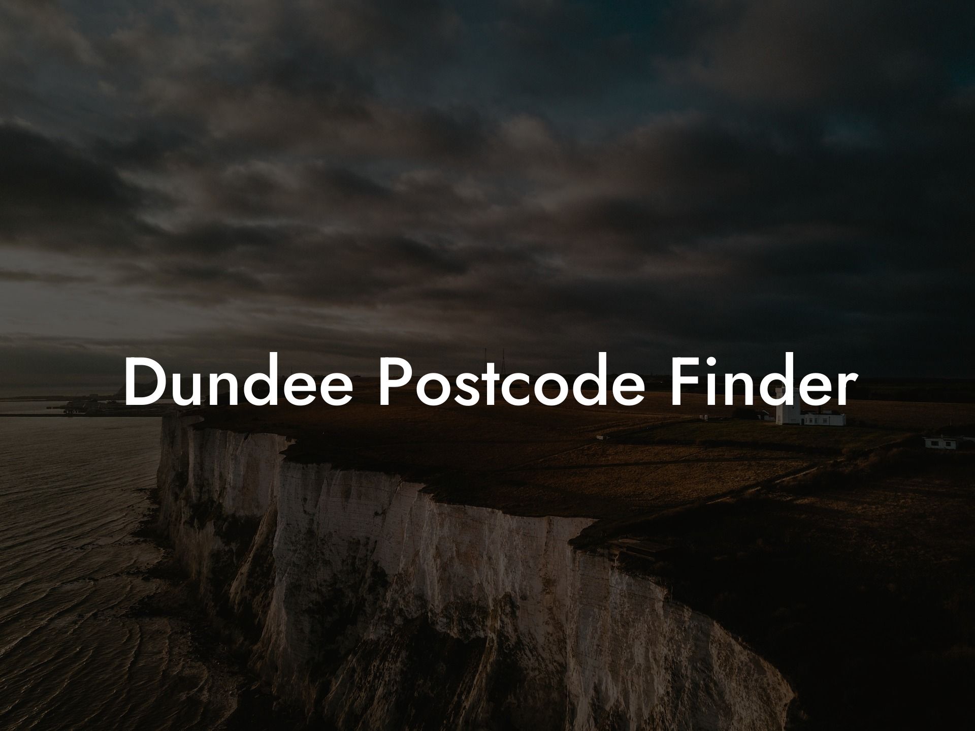 Dundee Postcode Finder