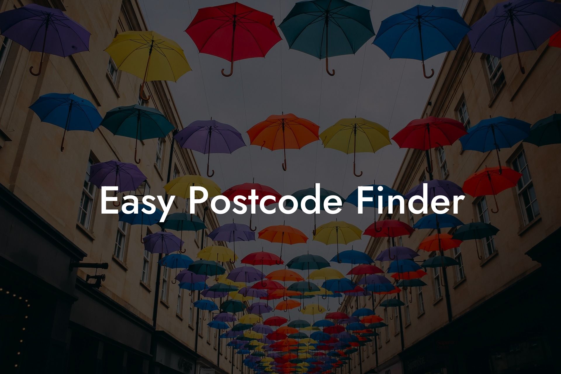 Easy Postcode Finder