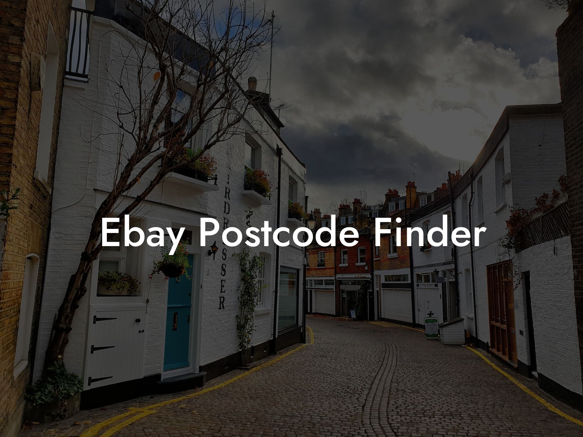 Ebay Postcode Finder