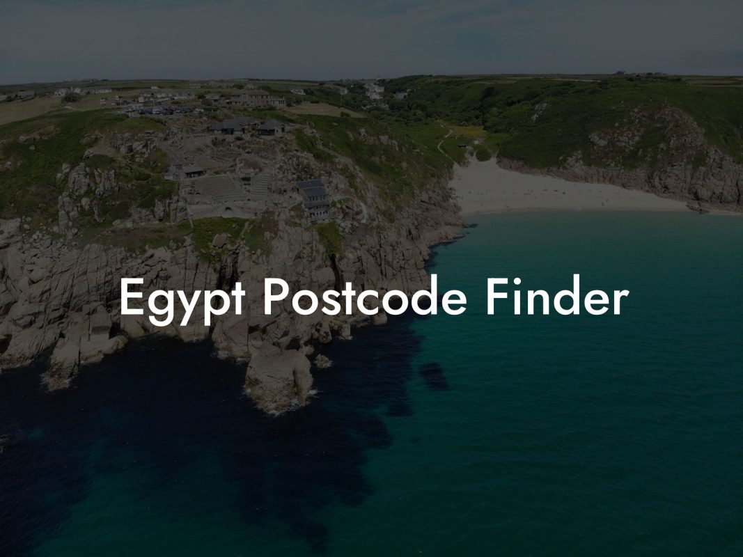 Egypt Postcode Finder