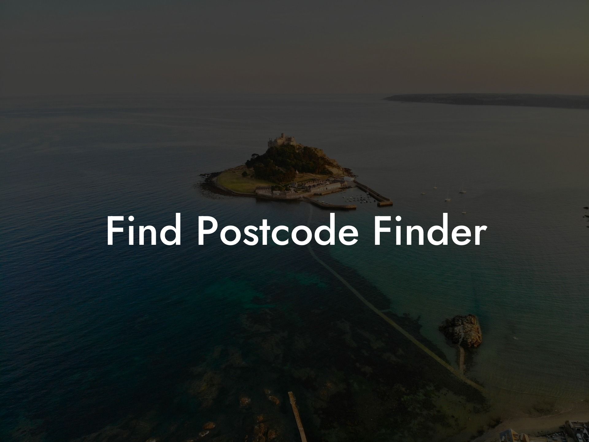 Find Postcode Finder