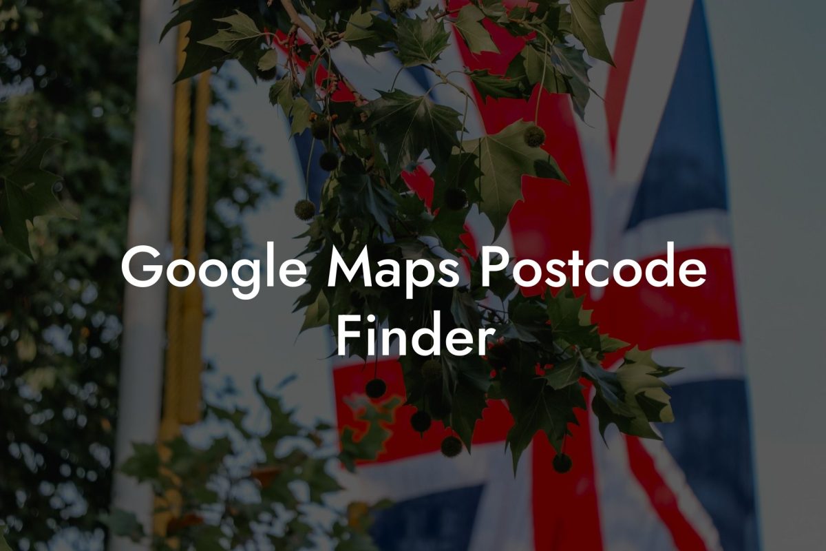 Google Maps Postcode Finder - UK Postcode Database - CSV & MySQL Postcodes