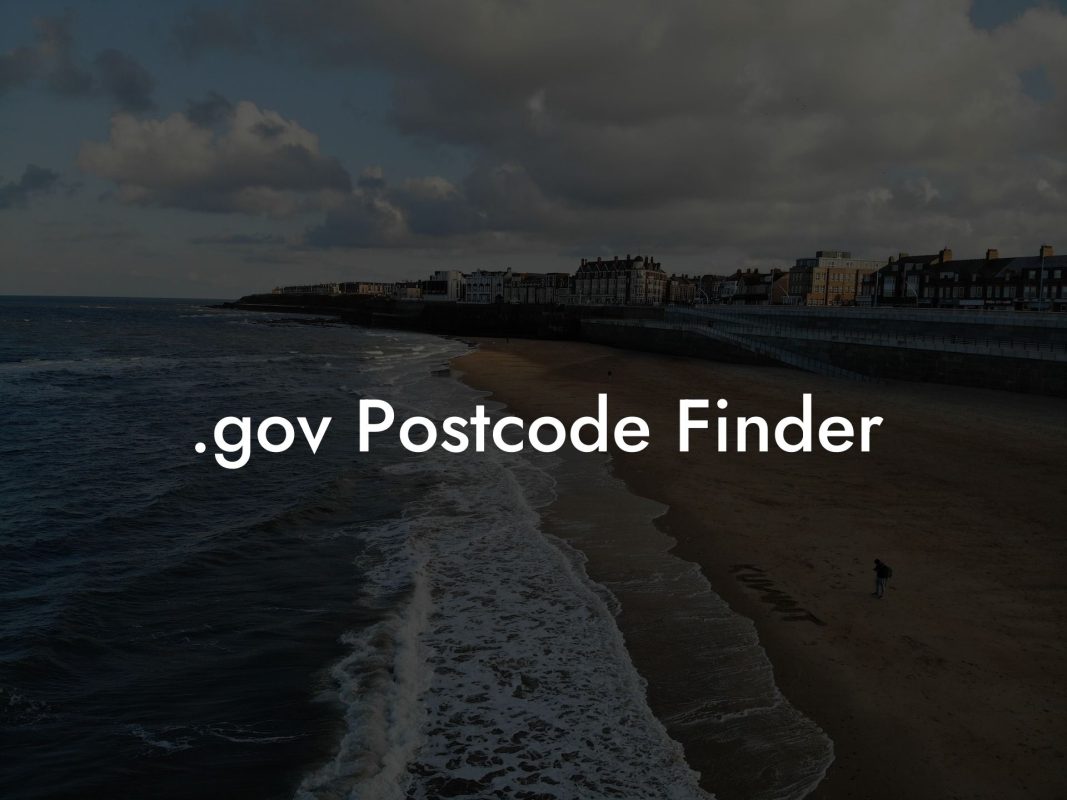 .gov Postcode Finder