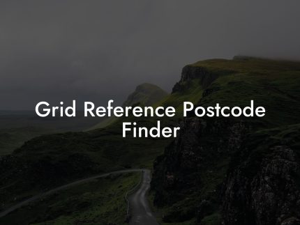 Grid Reference Postcode Finder