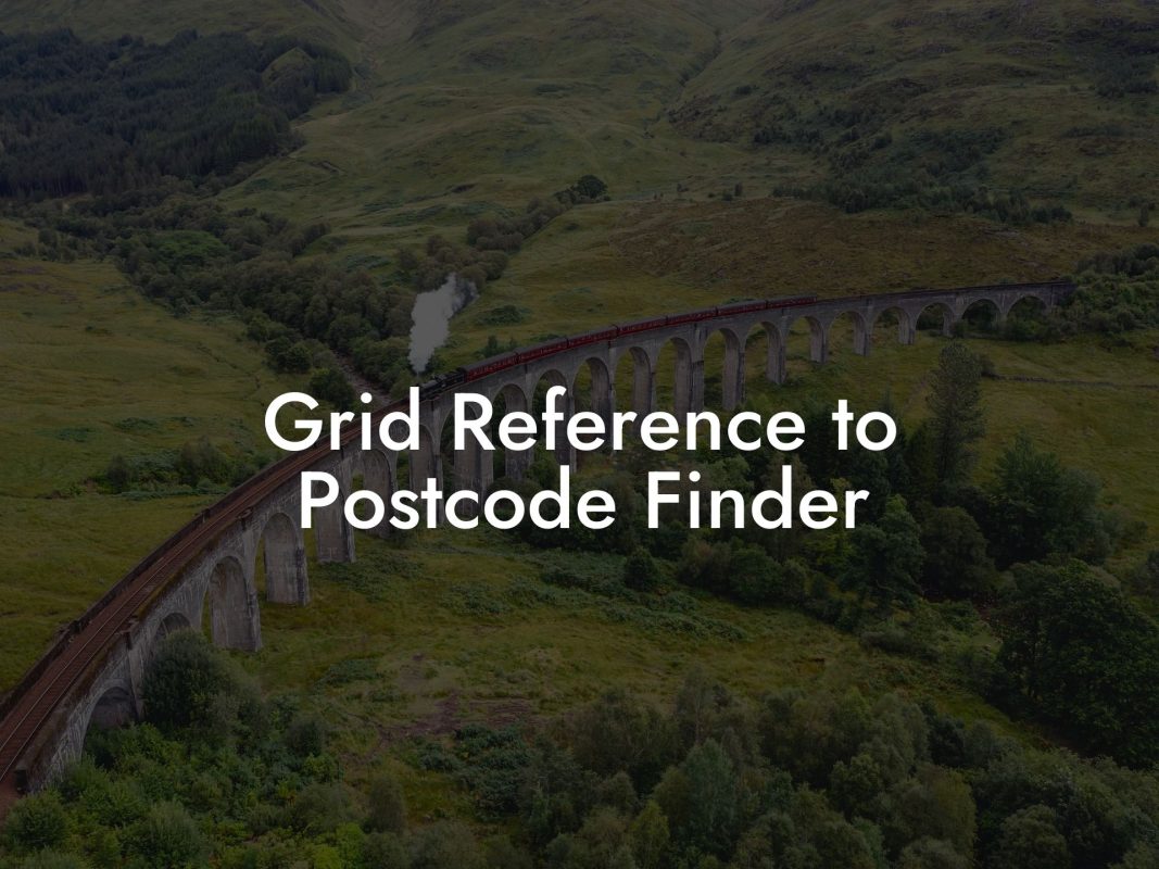 Grid Reference to Postcode Finder