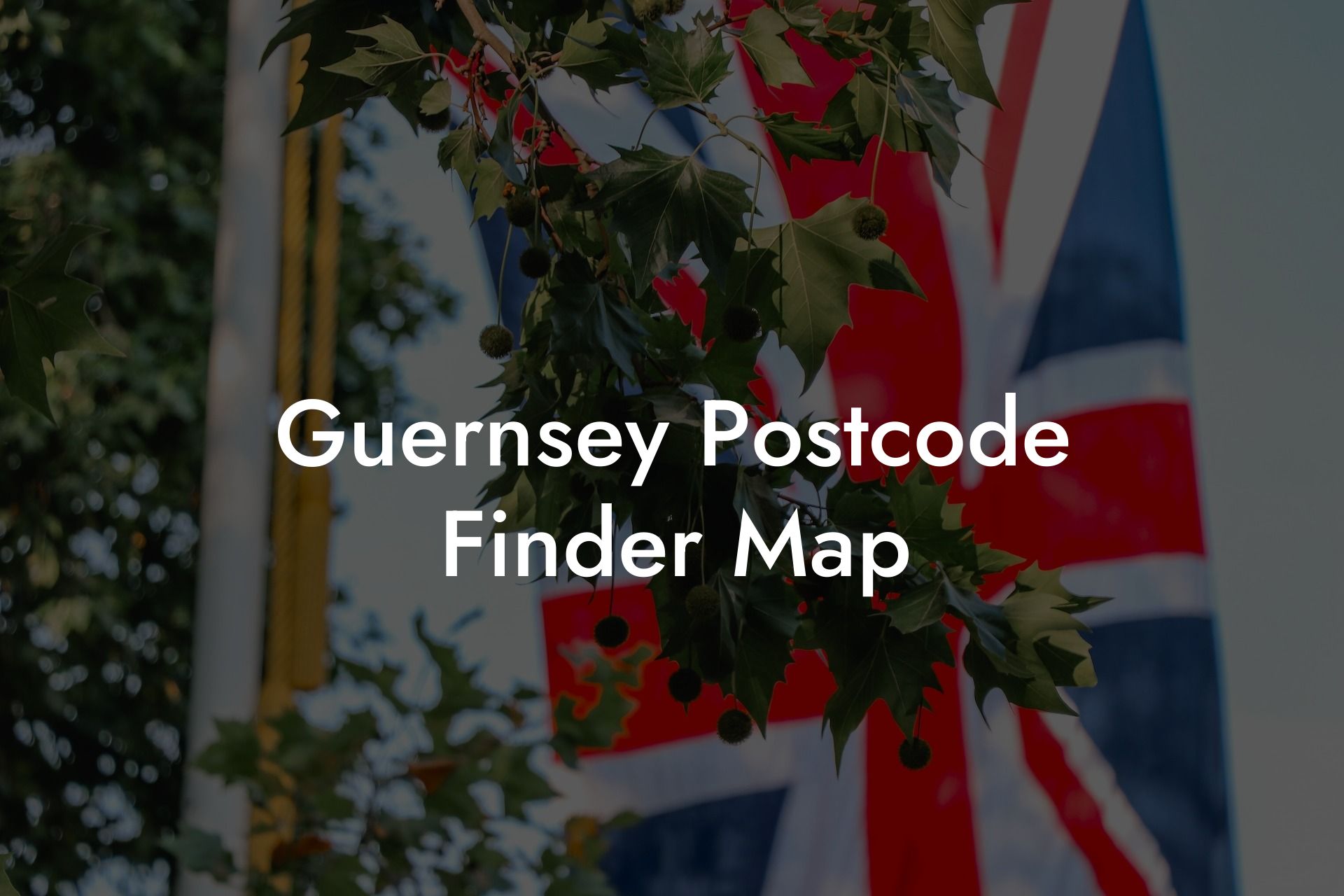 Guernsey Postcode Finder Map