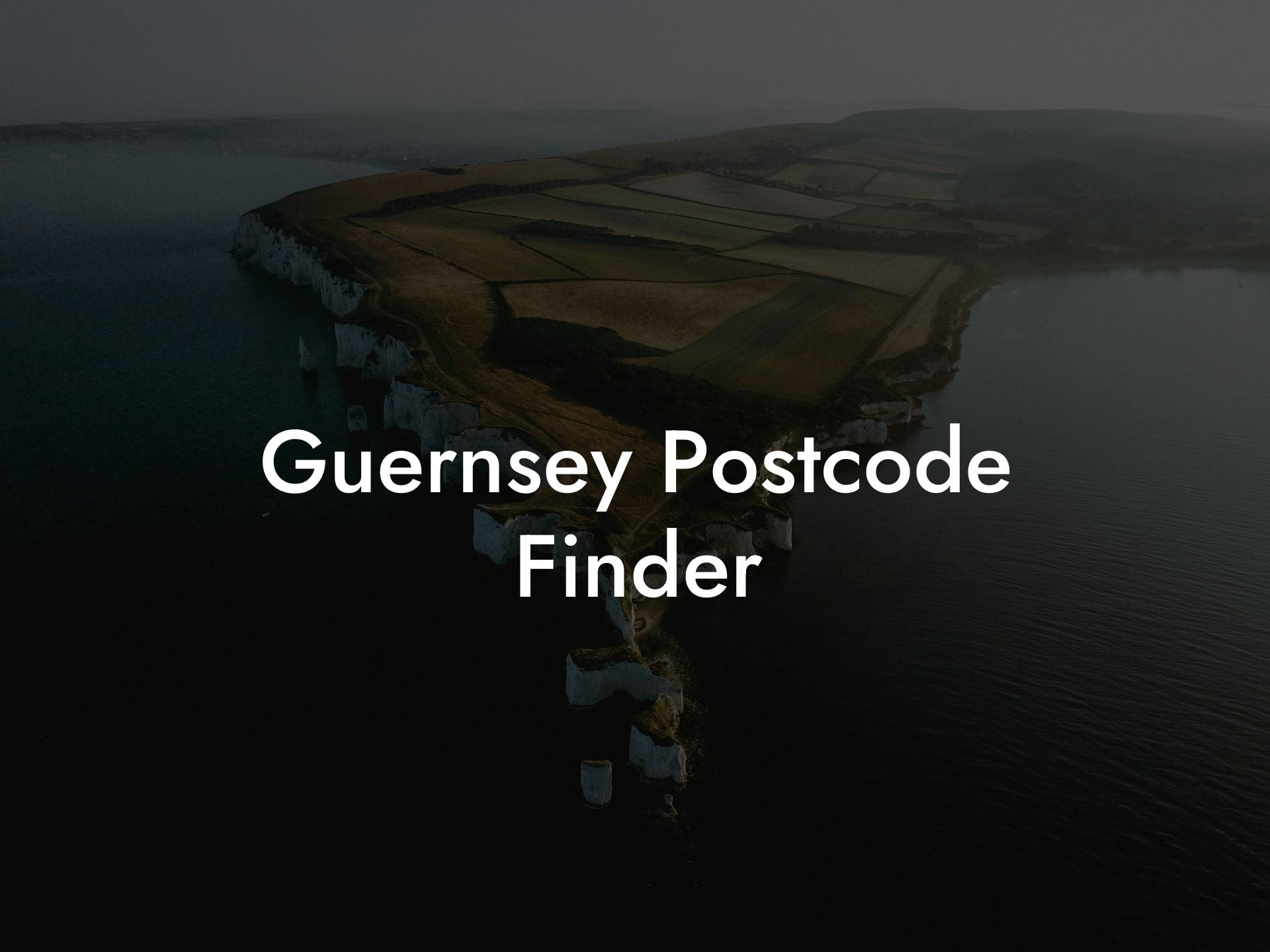 Guernsey Postcode Finder