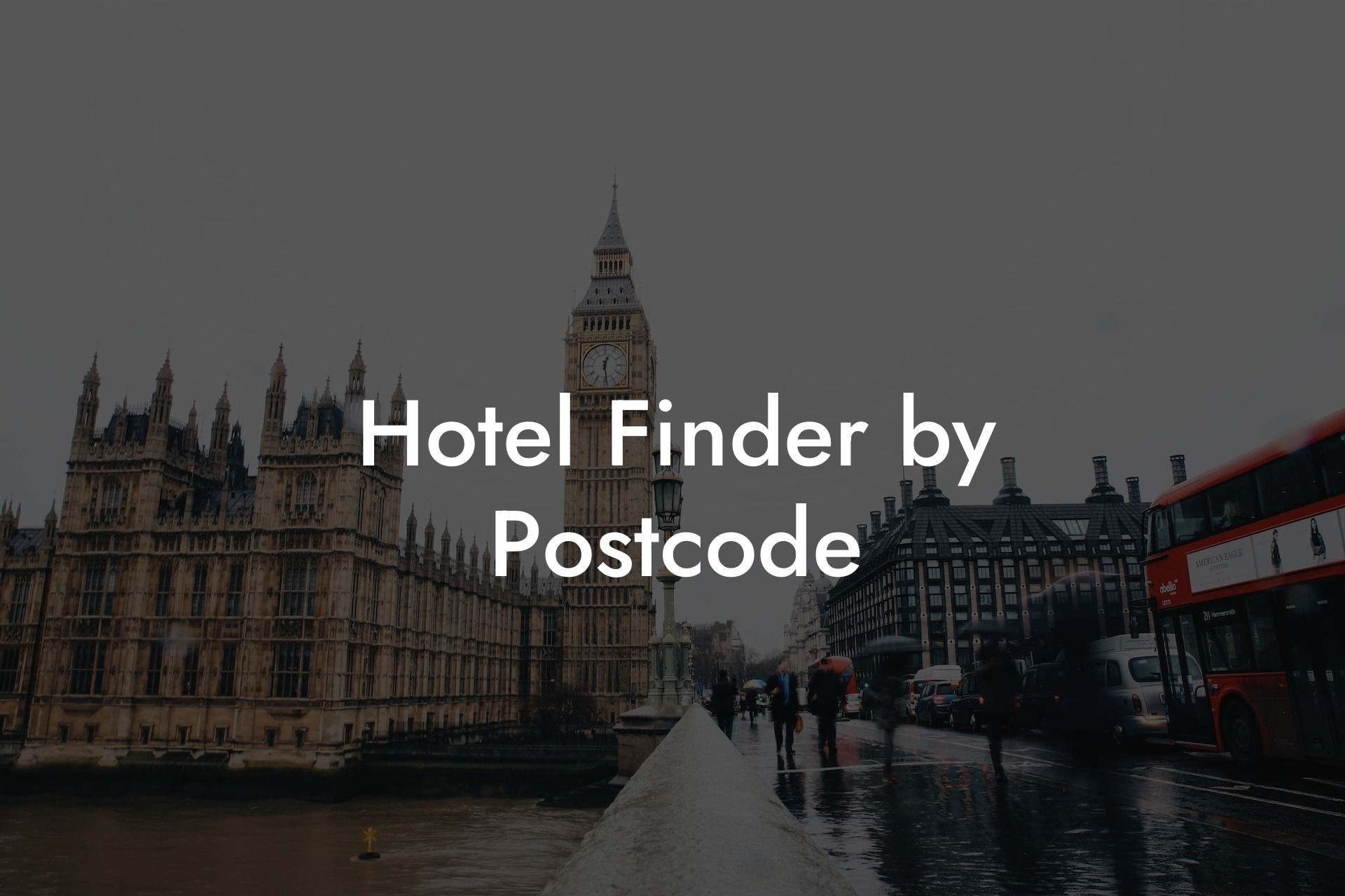 Hotel Finder by Postcode