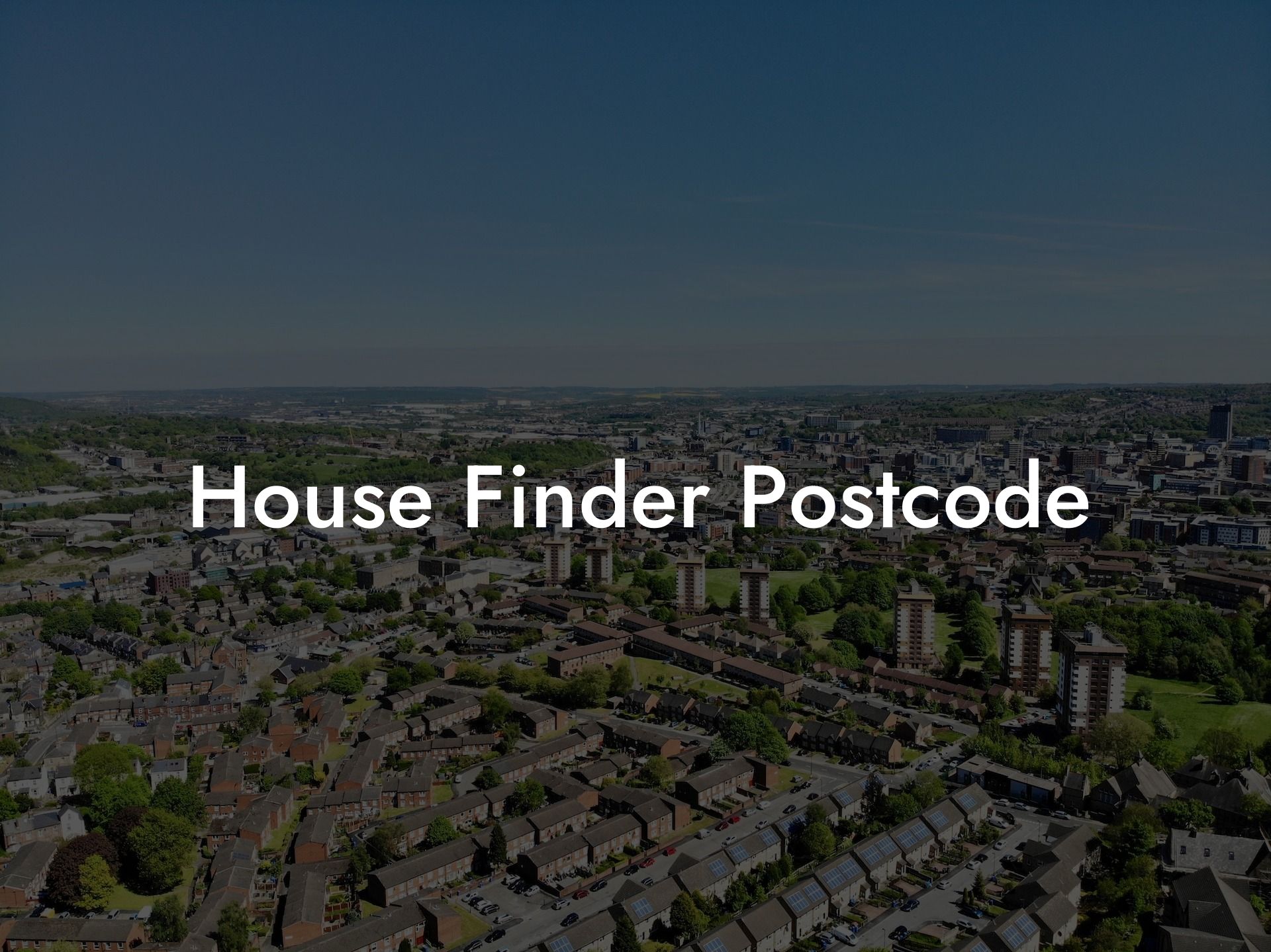 House Finder Postcode