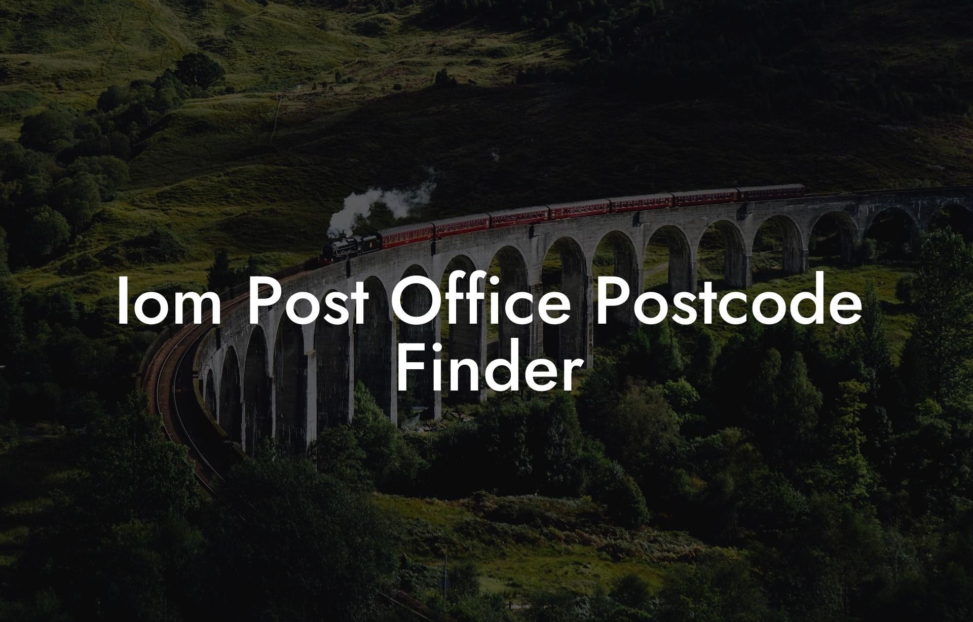 Iom Post Office Postcode Finder