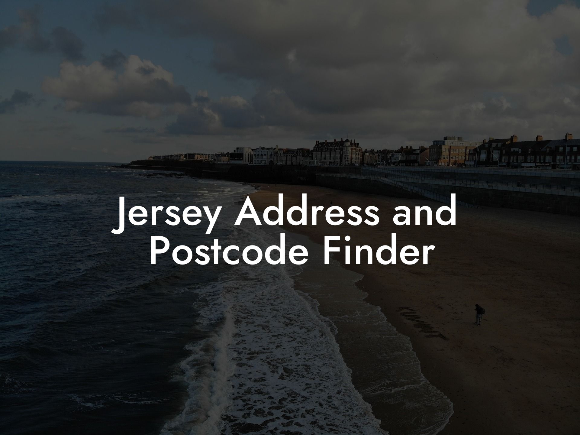 Jersey Address and Postcode Finder