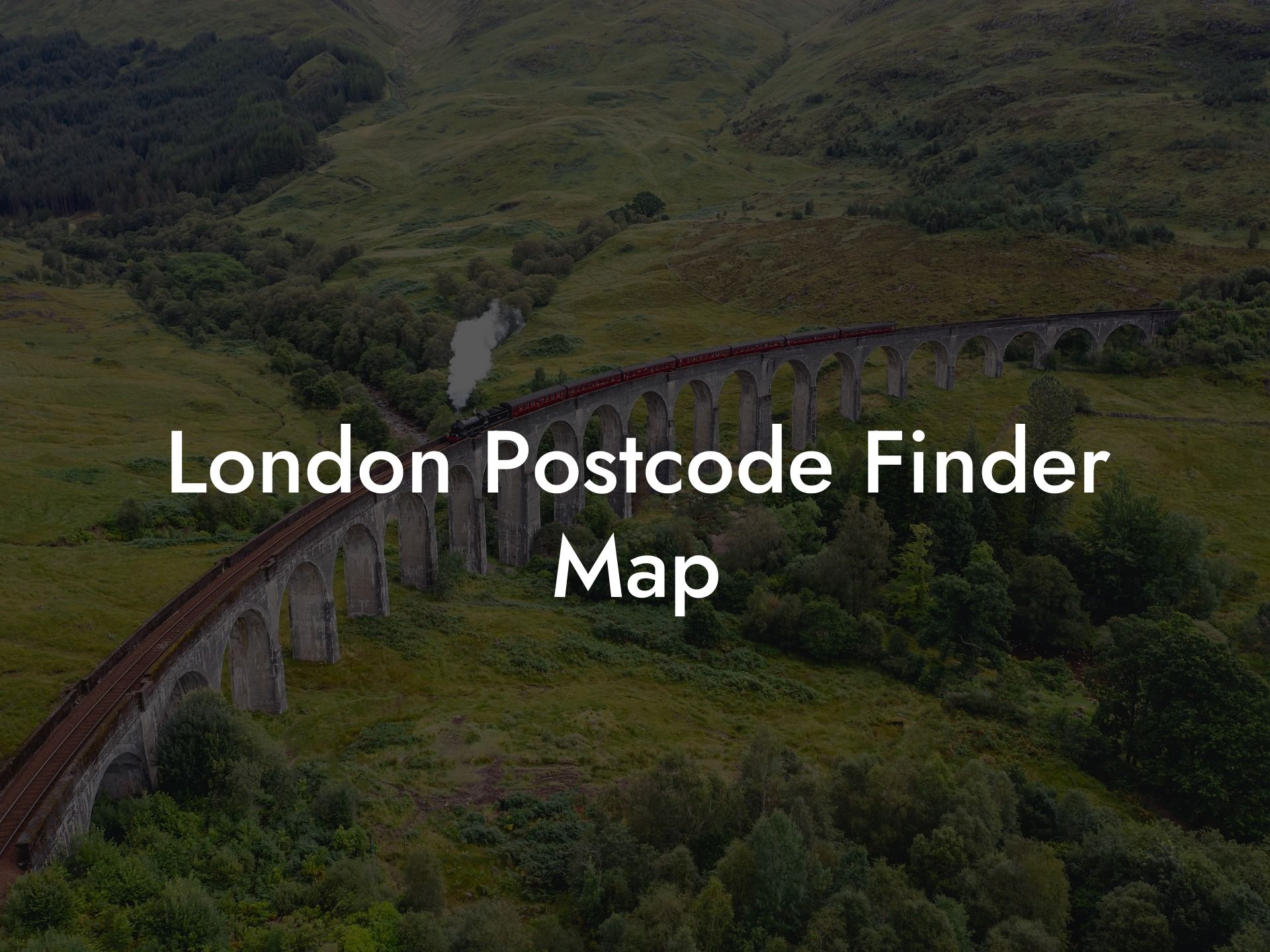 London Postcode Finder Map