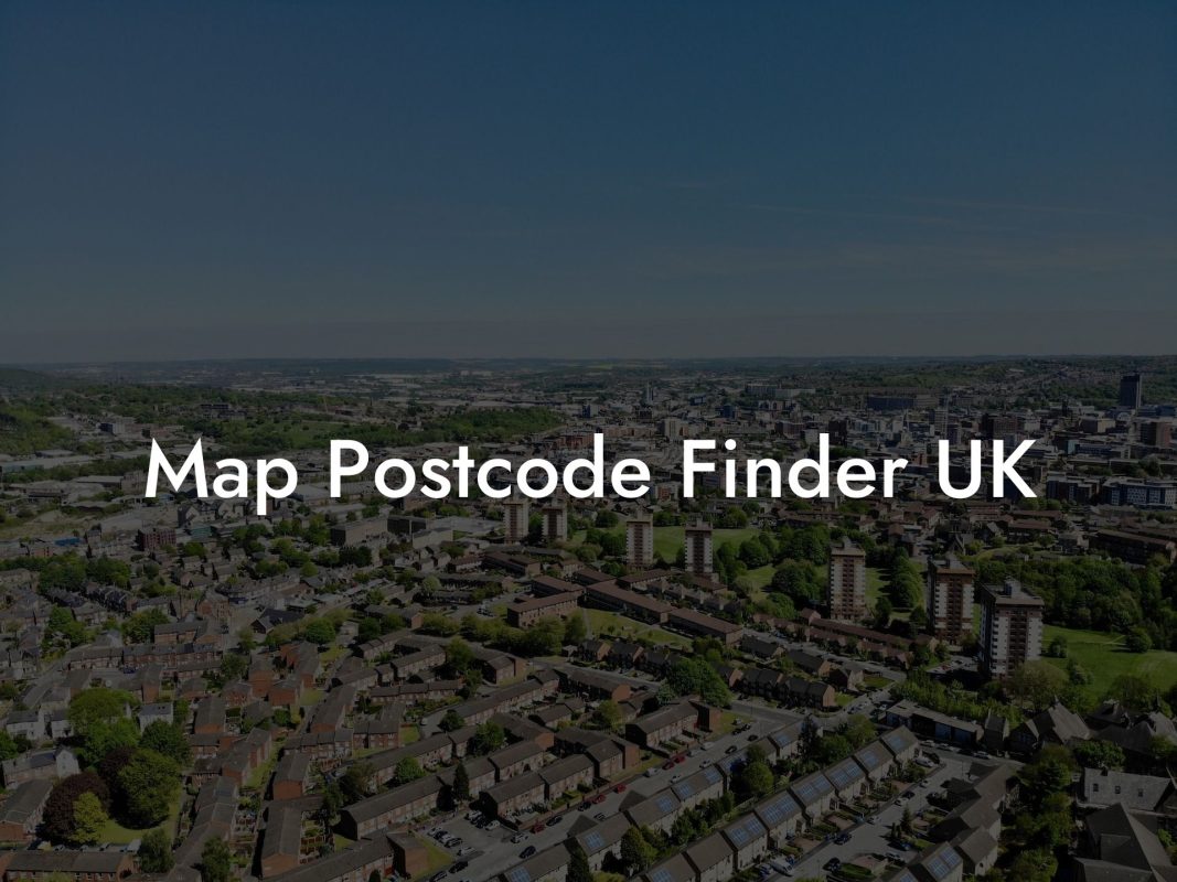 Map Postcode Finder UK