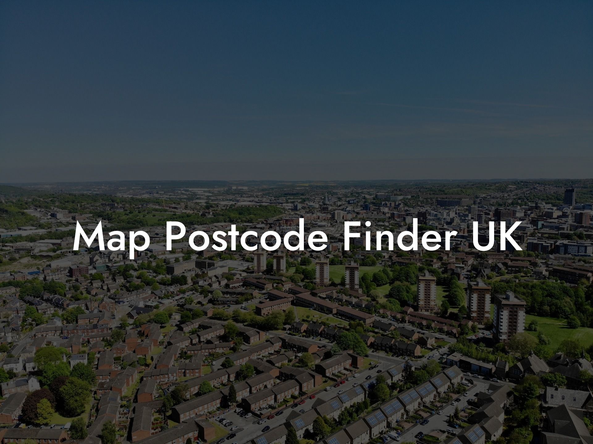 Map Postcode Finder UK