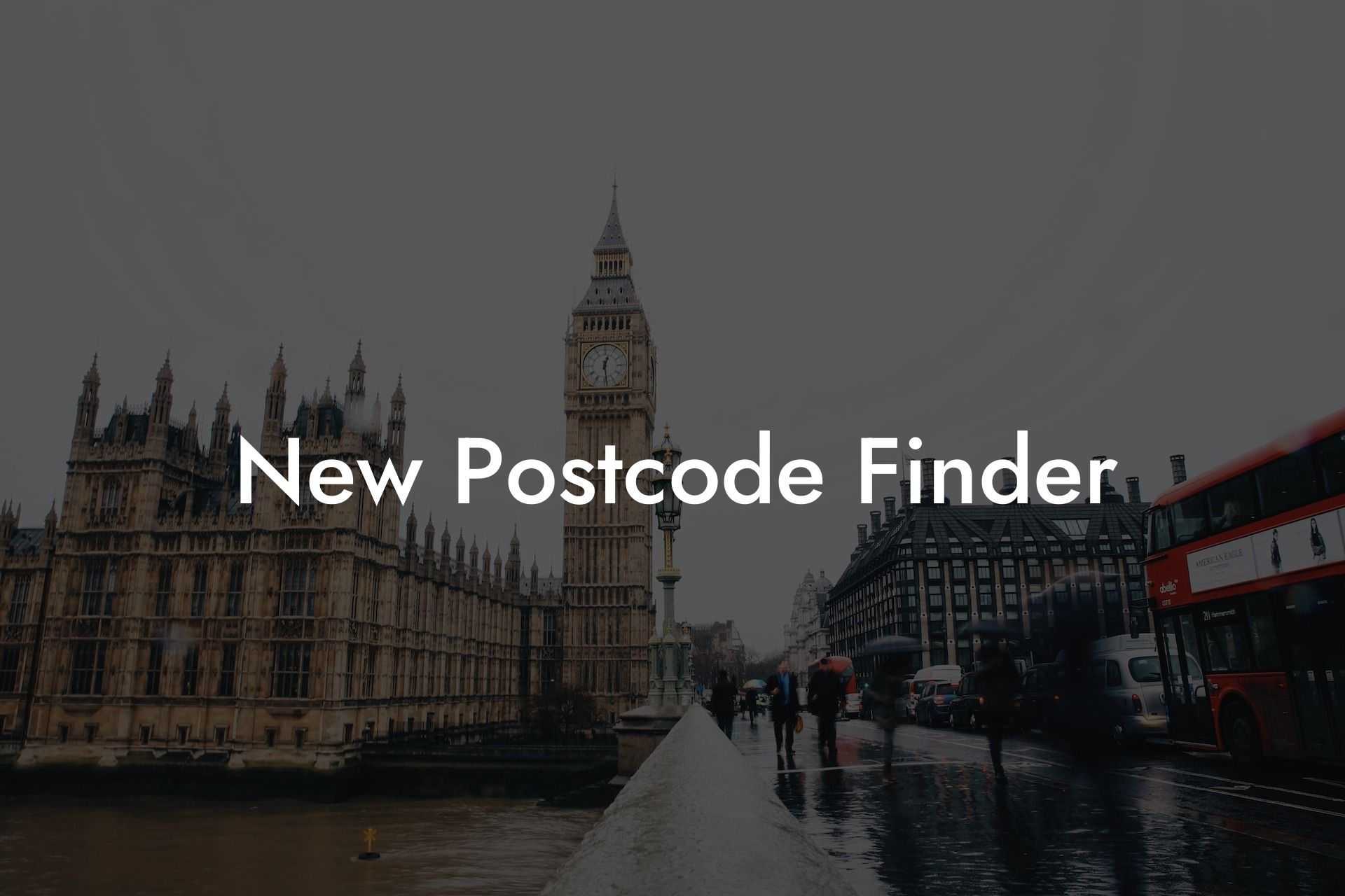 New Postcode Finder