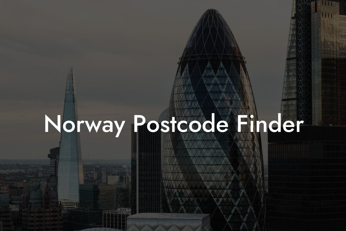 Norway Postcode Finder