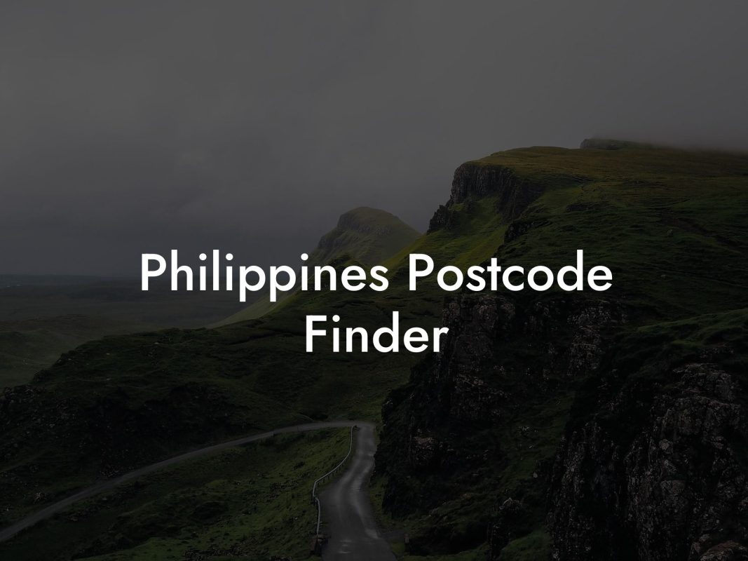 Philippines Postcode Finder