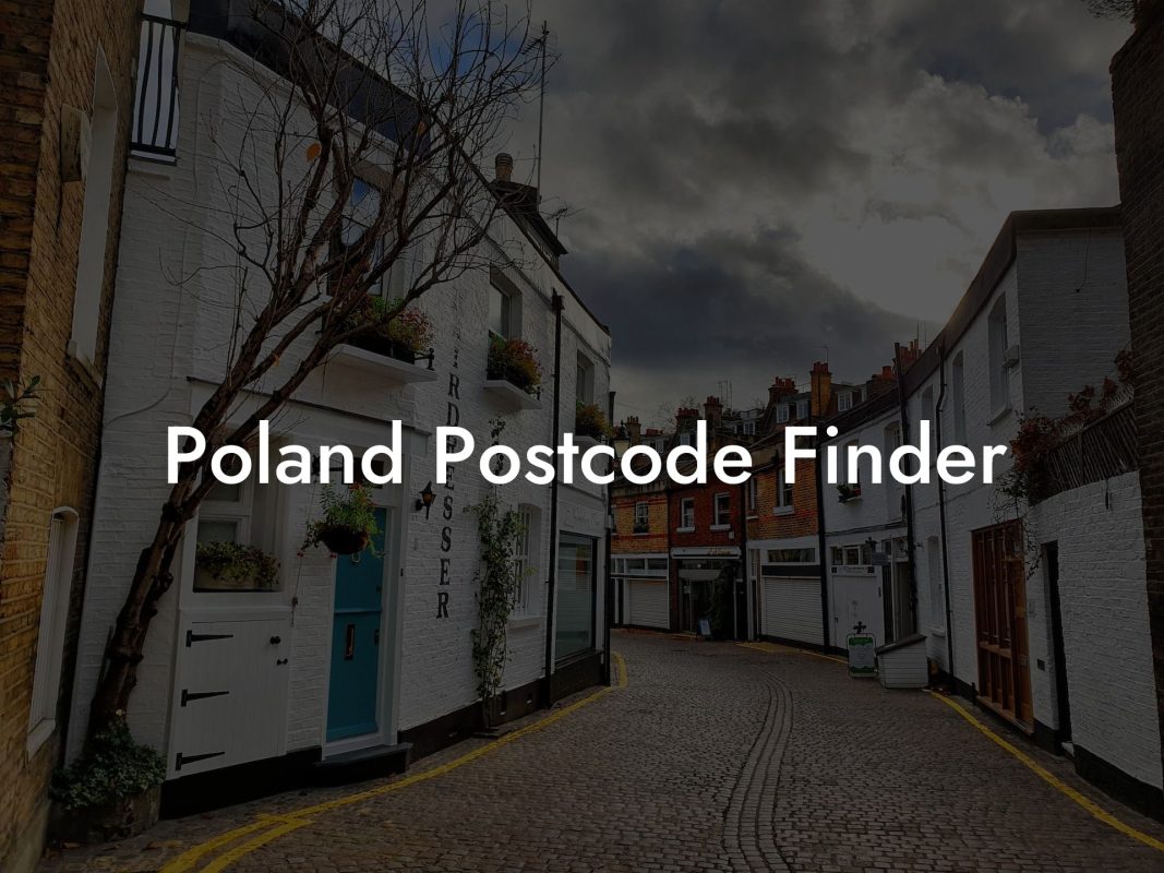 Poland Postcode Finder