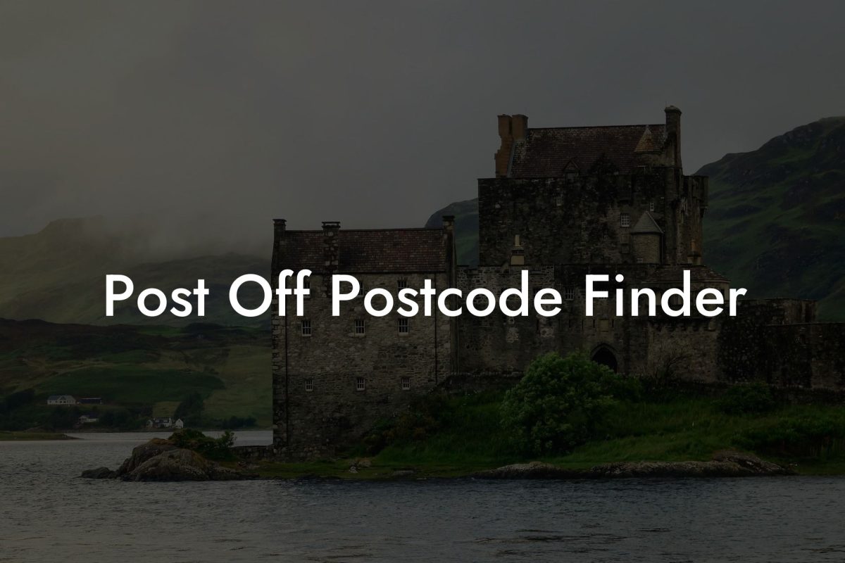 Post Off Postcode Finder