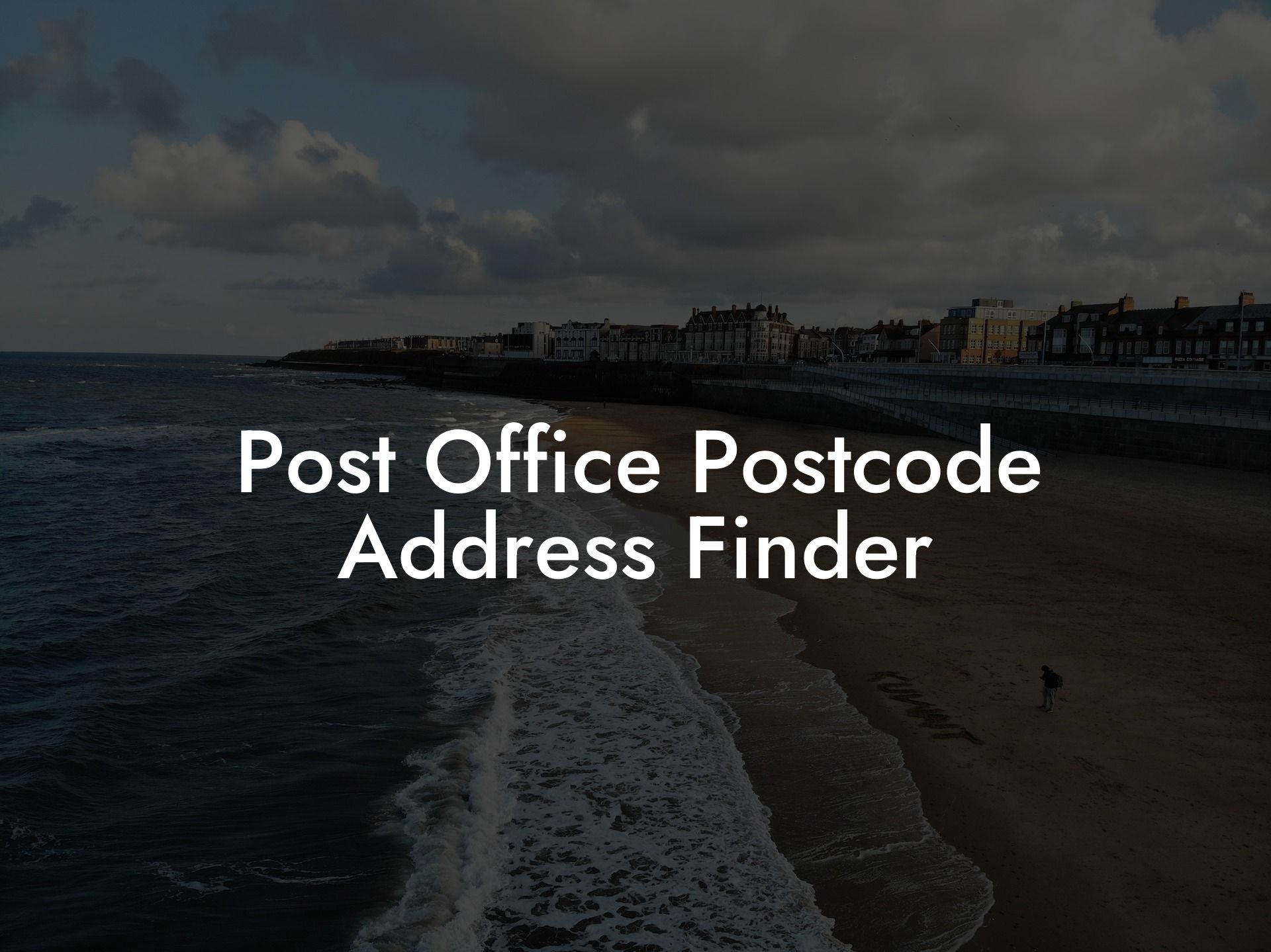 Post Office Postcode Address Finder