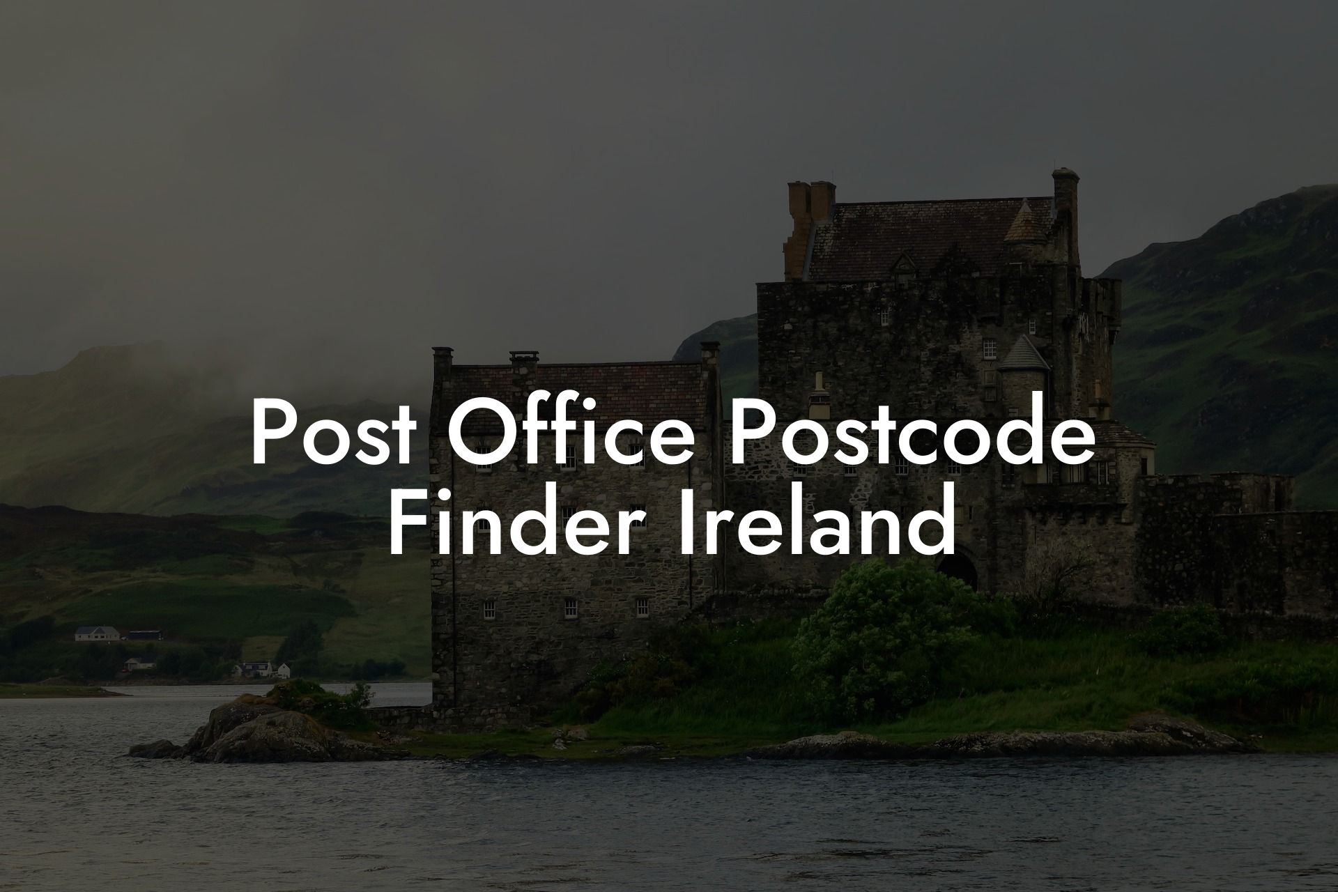 Post Office Postcode Finder Ireland