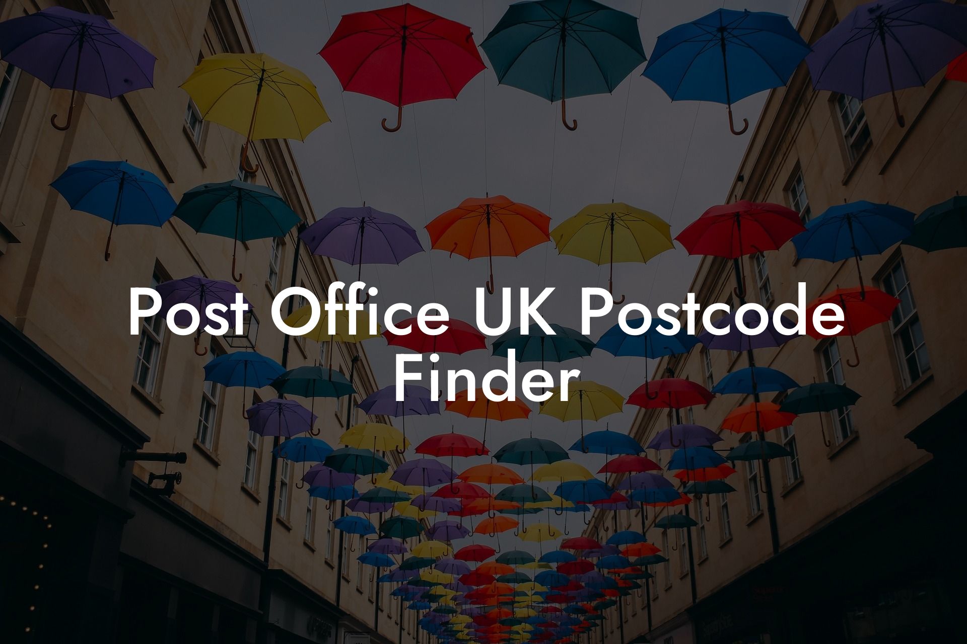 Post Office UK Postcode Finder