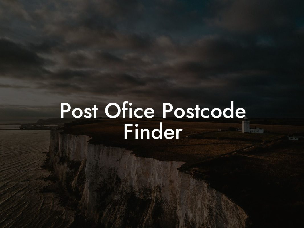 Post Ofice Postcode Finder