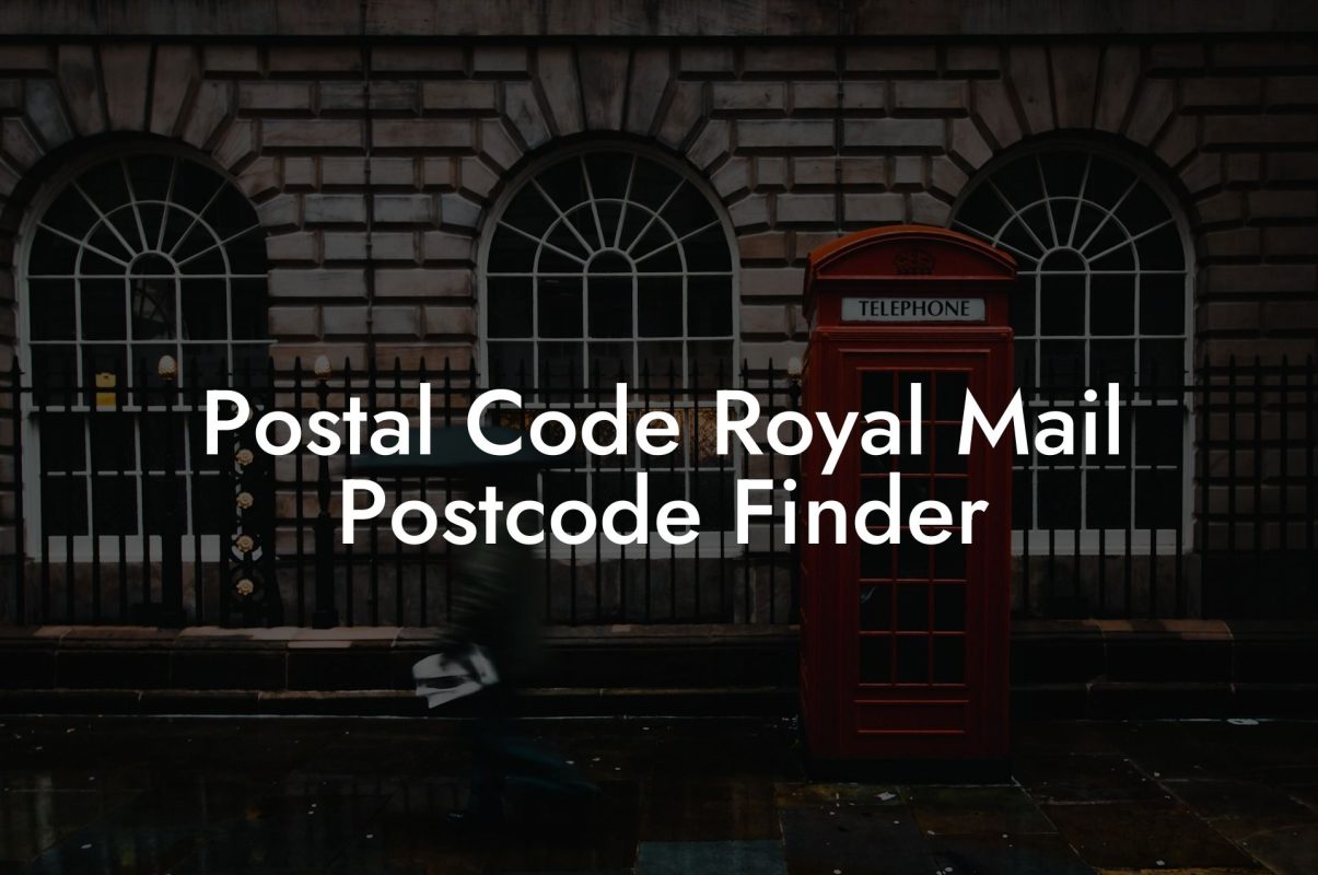 Postal Code Royal Mail Postcode Finder