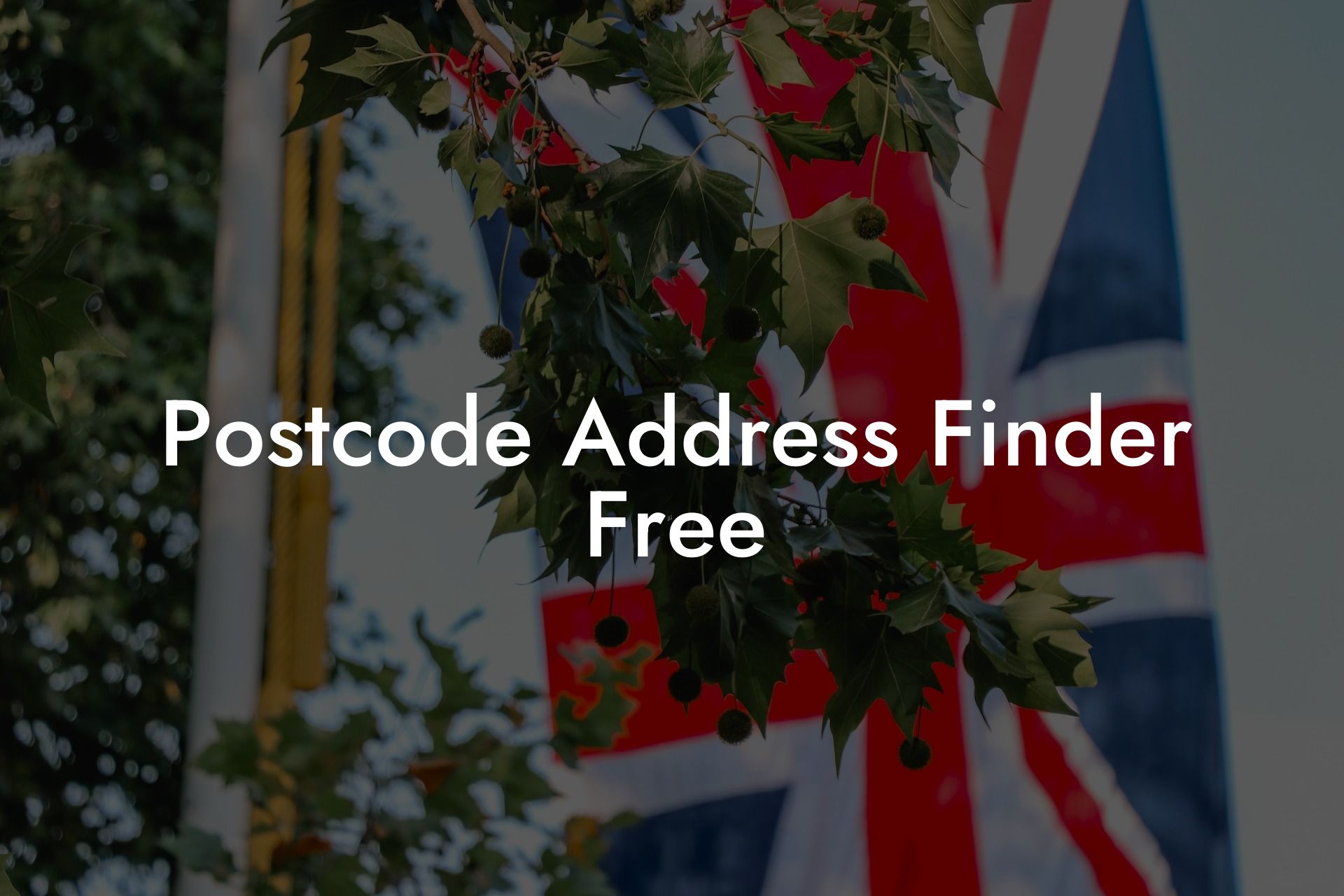 Postcode Address Finder Free